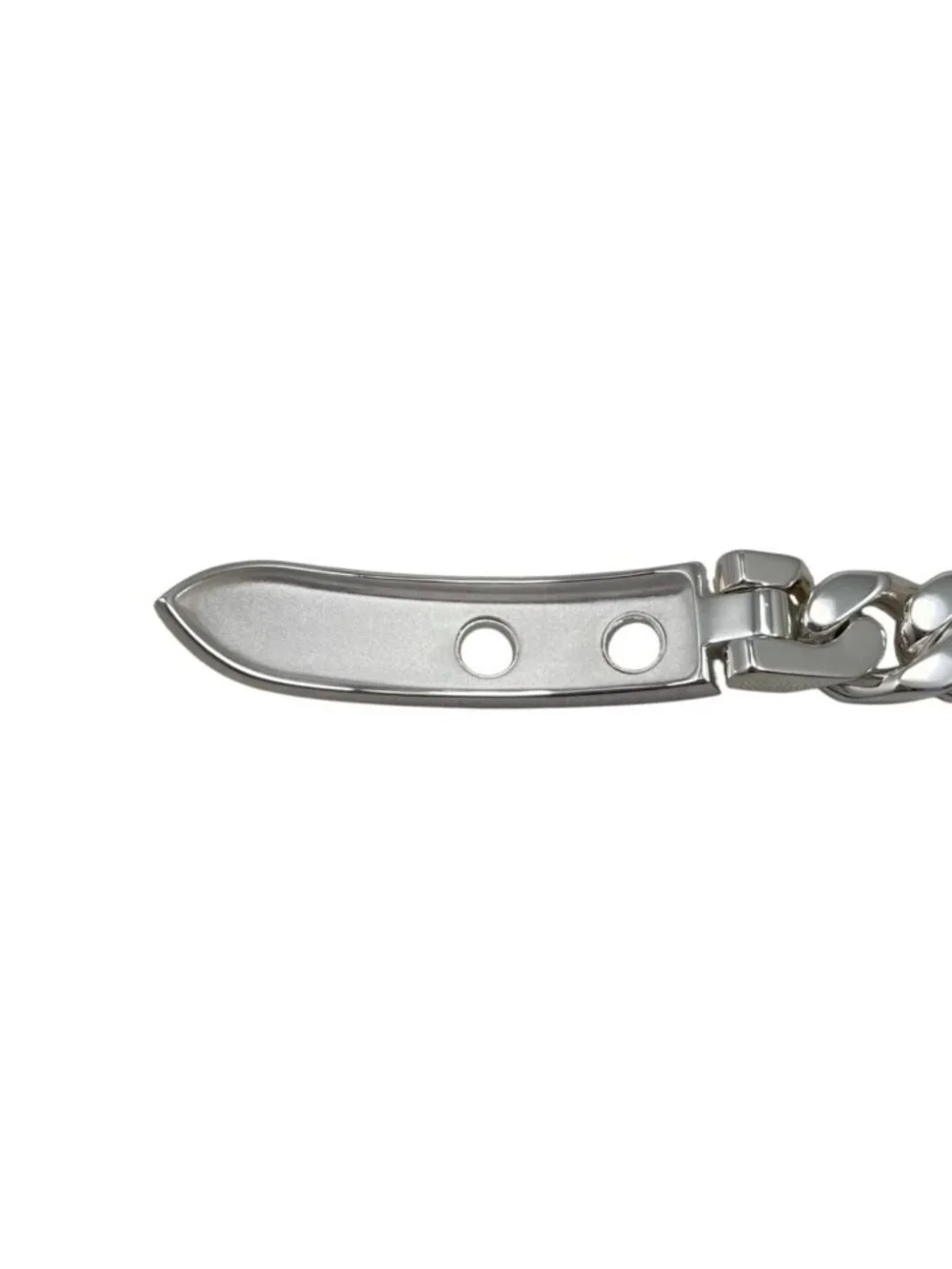 Hermes Bracelet Boucles Sellier PM ST Silver